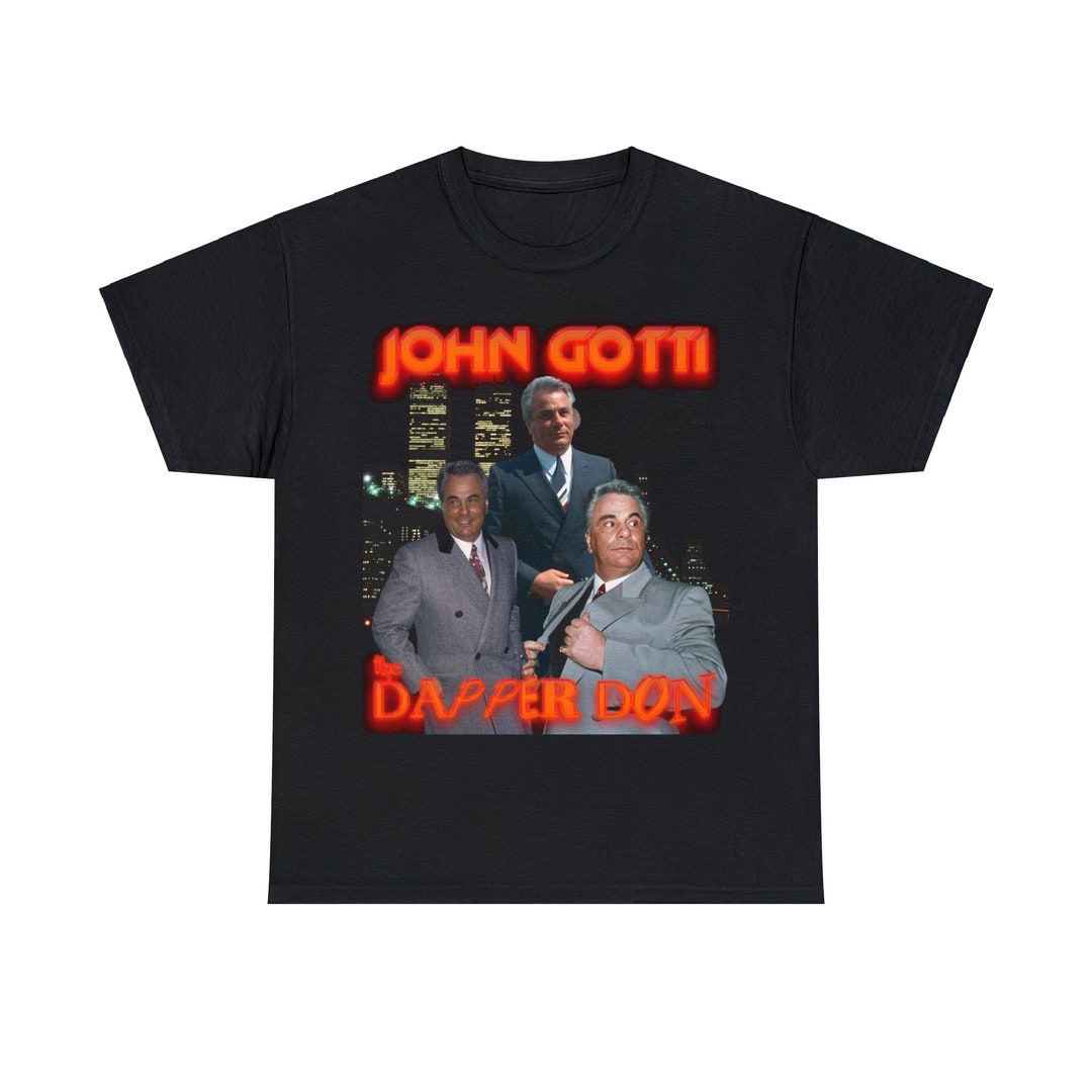 John Gotti the Dapper Don Tshirt Etsy Canada