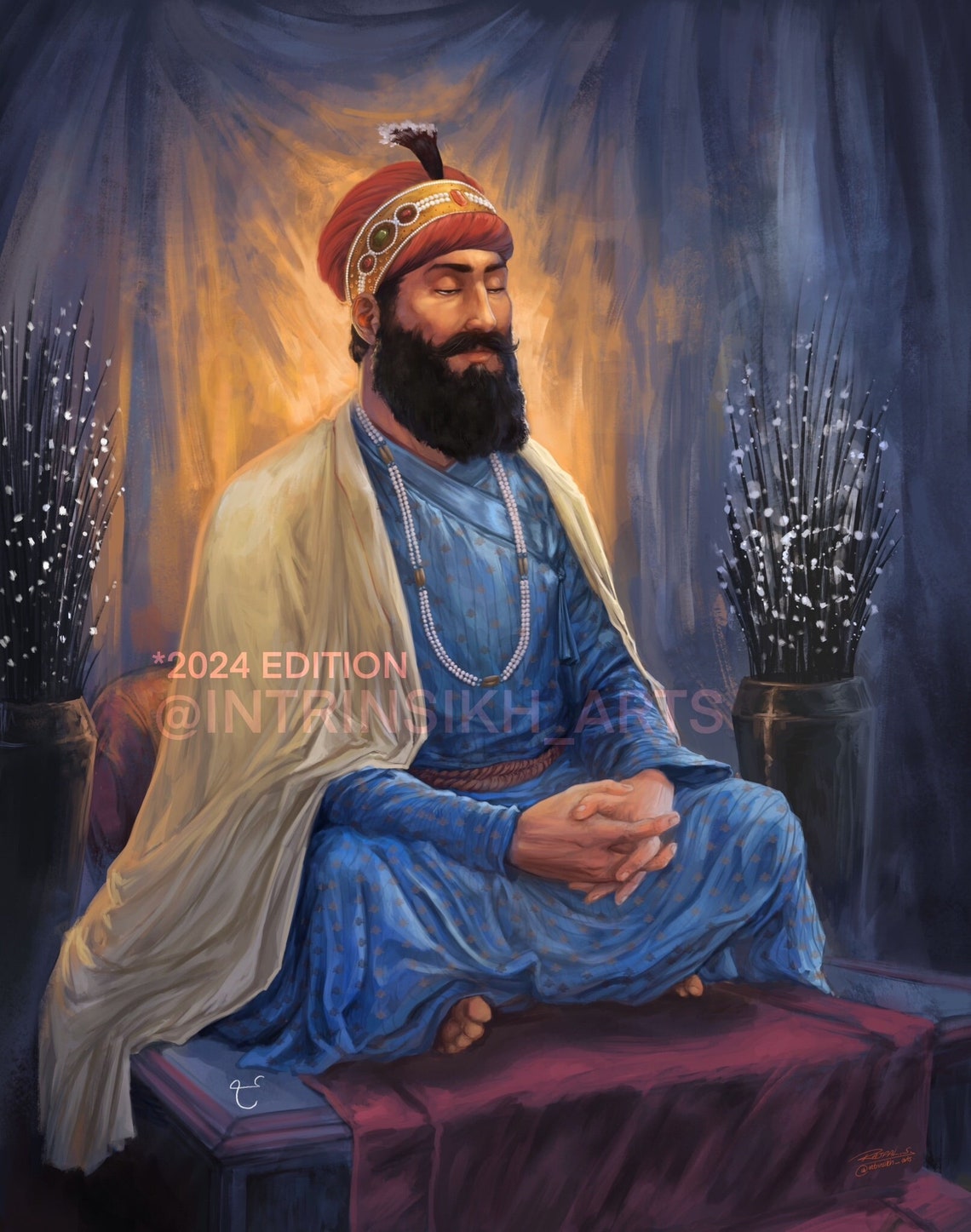 Guru Tegh Bahadur Ji Canvas Print - Etsy