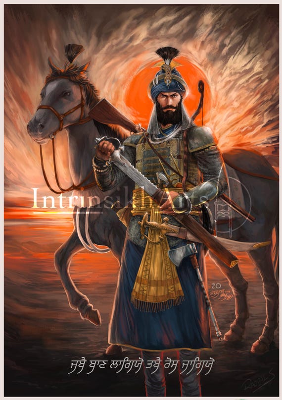 Guru Gobind Singh's 'Bachittar Natak' - Fine Art Print