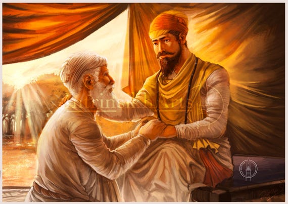 A Divine Union (Guru Angad Dev meets Guru Amar Das)
