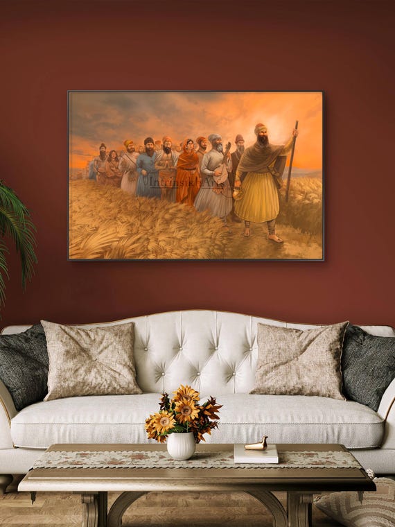 Guru Nanak's Journey of Compassion - Art Print (Limited Run)