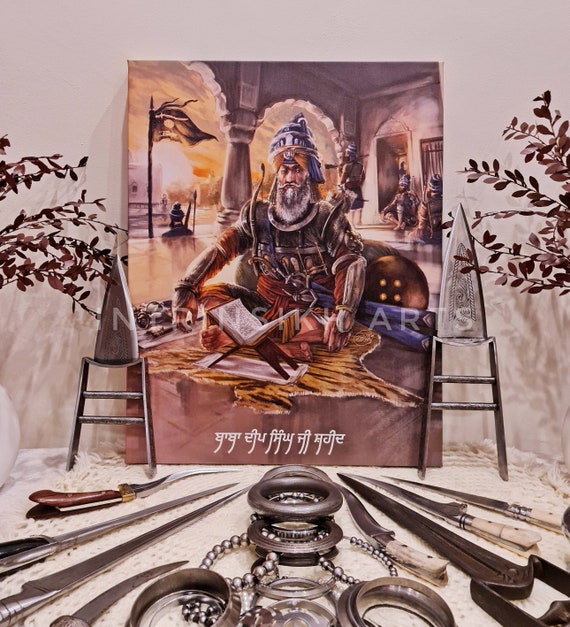 Baba Deep Singh Shaheed - Fine Art Print