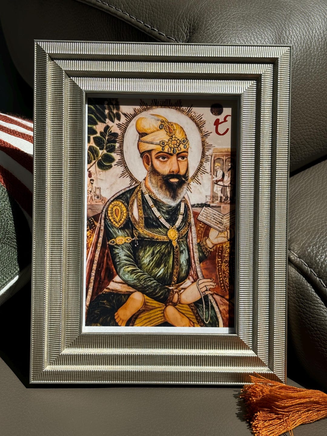 A Historical Art of Guru Tegh Bahadur Ji 6x4in Framed Print - Etsy Canada