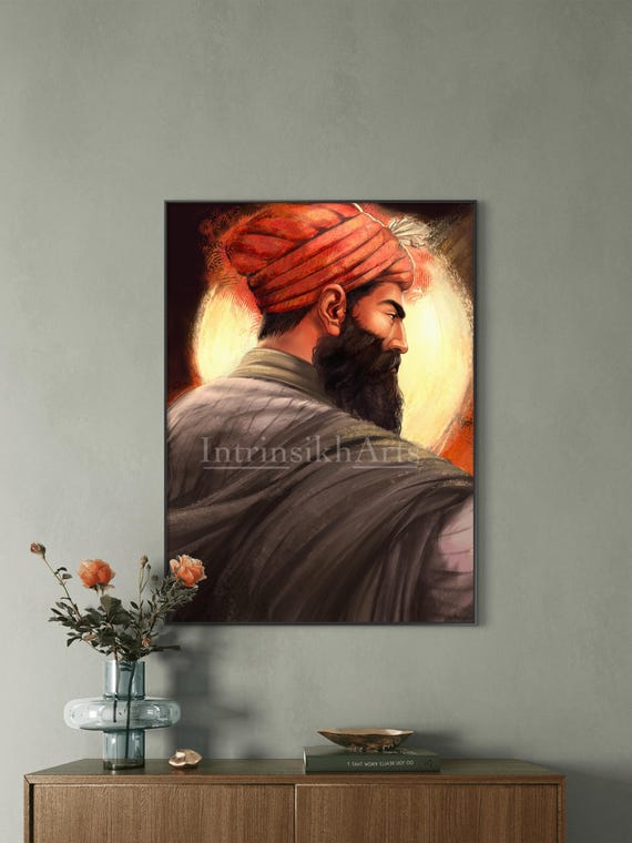 Divali 2025: Guru Hargobind Sahib Ji - Fine Art Print