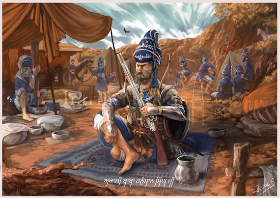 Alkali Baba Hanuman Singh - Fine Art Print