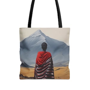 Black Woman African Tote Bag| Brown Girl Bag| African Tote Bag| Afrocentric Bag| Black Girl Tote Bag| Sistas Travel Bag| Black Owned