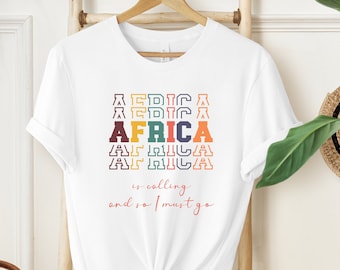 Africa Lover Tee| Africa Travel Shirt| Safari Shirts| African Shirt| Africa Trip Shirt| African Gifts| Melanin Shirt| Black Owned