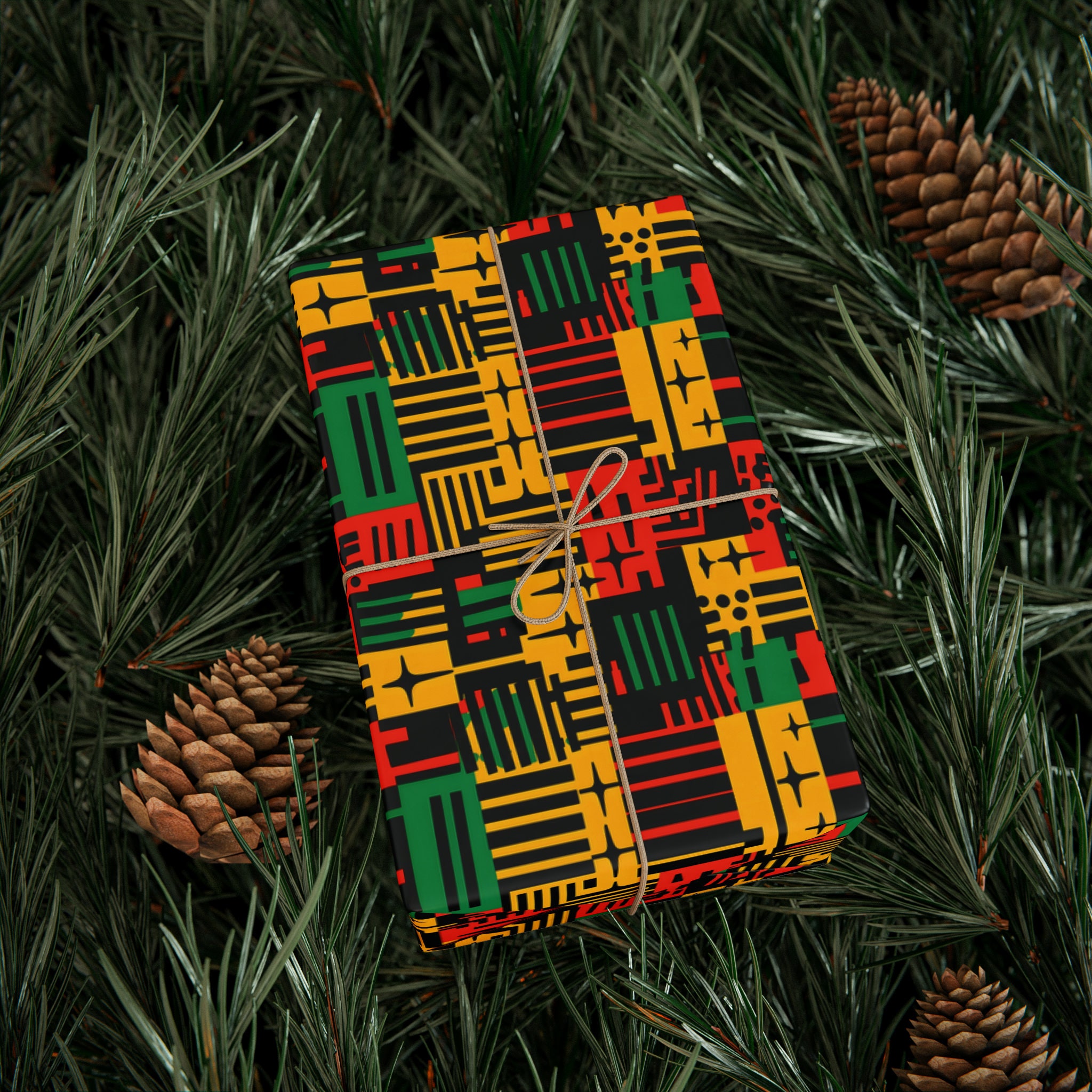 Colorful African Print Wrapping Paper Ethnic Ankara Wrapping Paper