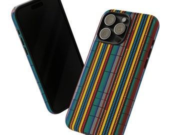 Colorida funda de teléfono étnico 4 mamá / African Bead Art Inspired Phone Case/ iPhone, Samsung, Pixel Phone Case/ Gift 4 Black Girl/ Black Owned