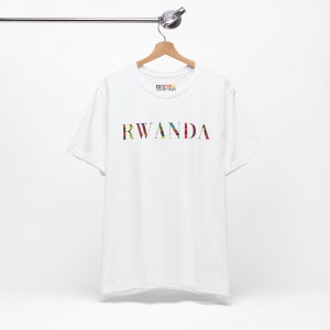 Rwanda Shirt for Black Woman Wanderlust Sweatshirt for Rwanda Travel TShirt Memento Kigali Rwanda Gift 4 African American Family Black Owned image 3