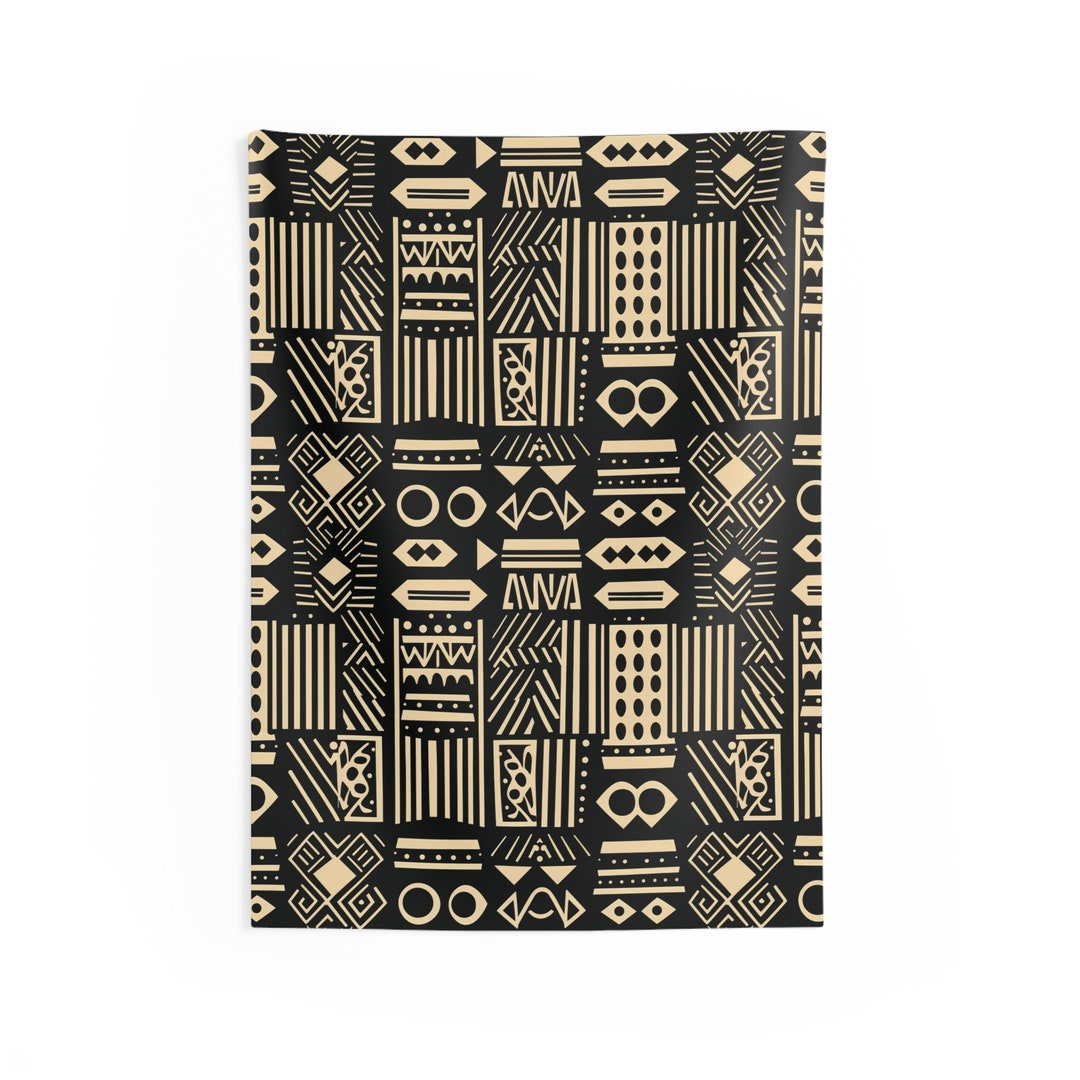 Mud Cloth Decorations Kwanzaa Deco Boho Mudcloth Indoor Wall Tapestries