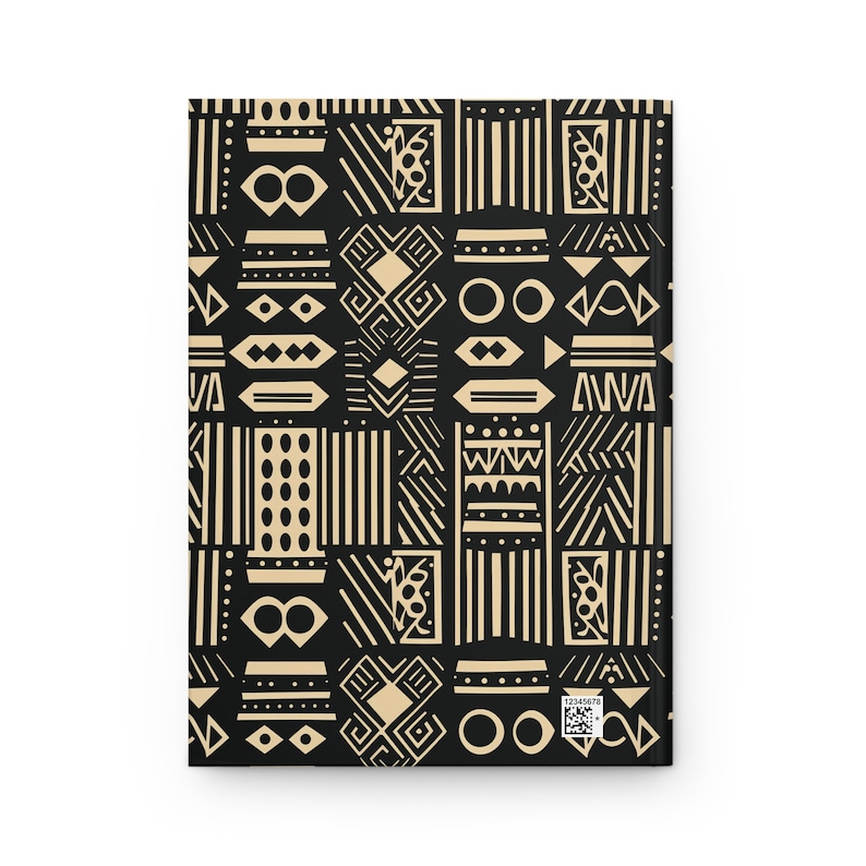 African Mud Cloth Hardcover Journal | Black Girl Magic Notebook| Ethnic ...