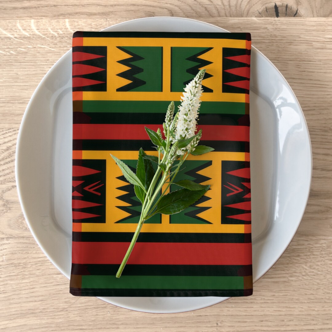 Kwanzaa Table Napkins Kwanzaa Christmas Decorations Modern - Etsy