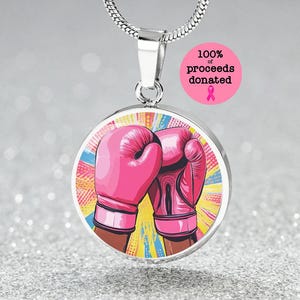 Personalized Black Woman Breast Cancer Jewelry | Cancer Gloves Survivor Necklace Gift | African American Cancer Awareness Bracelet, Keyring