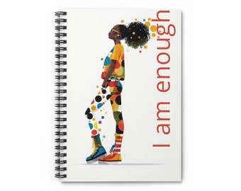 Personalisierte Afroamerikanermädchen-Zeitschrift | Afrozentrisches Pop Art Notizbuch | Kreatives Schreiben Geschenk | Notizbuch 4 Teenager | Schwarz besessen
