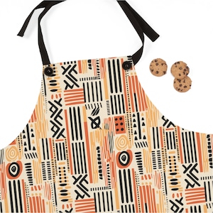 Afrocentric Apron 4 Black Chef | African Mud Cloth Chefs Apron | Afro Chefs Apron| Gift 4 Art Loving Foodie | Black Woman Gift | Black Owned