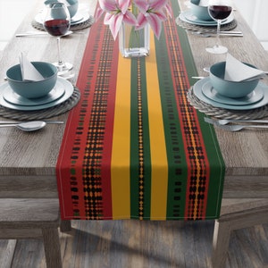 Modern African Kente Cloth Print Décor| Kwanzaa Decor| Kwanzaa Christmas Decorations | Ethnic Decorations| Black Owned