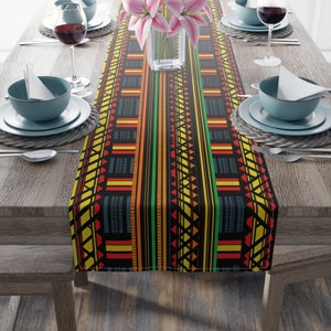 Décorations pour la maison en tissu de boue| Décoration kwanzaa| Cadeau pour hôtesse noire | Linge de table ethnique torchon | Propriété noire