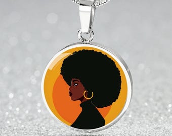Black Pride Gift for Her Black Woman Charm Jewelry for Her African American Bracelet 4 Black Girl Pop Art Gift 4 Black Teenager Black Owned