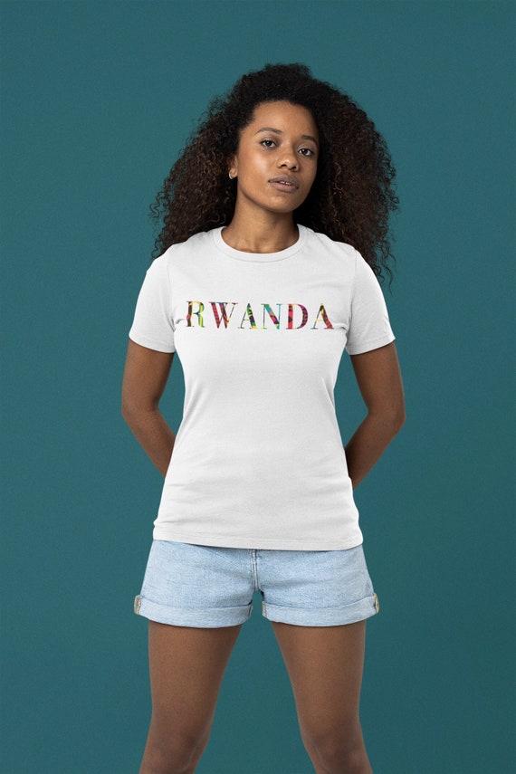 Rwanda Shirt for Black Woman Wanderlust Sweatshirt for Rwanda Travel TShirt Memento Kigali Rwanda Gift 4 African American Family Black Owned