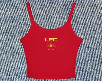 Charles Leclerc Tank Top Scuderia Ferrari Crop Top F1 Merchandise, Racing Apparel, Racing Enthusiasts, Paddock fashion grand prix merch gift