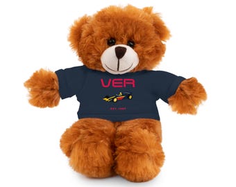 Max Verstappen Teddy Bär - Perfektes Geschenk für Red Bull Racing Fans! F1 Merchandise Max Fan Merch präsentieren Stofftier Plüschtier