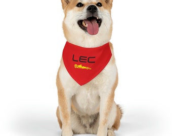 Charles Leclerc Dog Bandana Collar F1 Dog Collar F1 Ferrari - Etsy