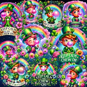 St Patrick&#39;s Days PNG, t-shirt design bundle png, St Patrick&#39;s Day Png, Clover, Shamrock Png, Png Sublimation Design, Digital Download