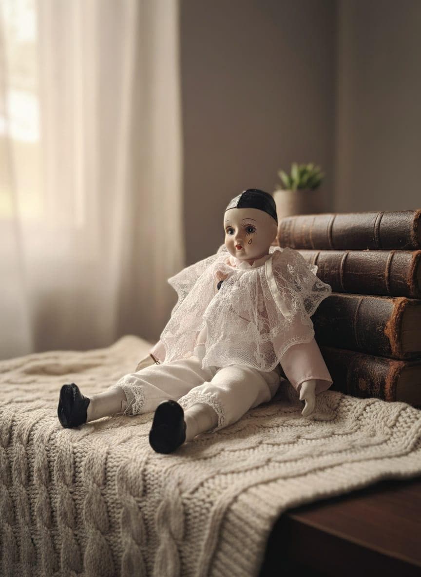 Porcelain pierrot Italia