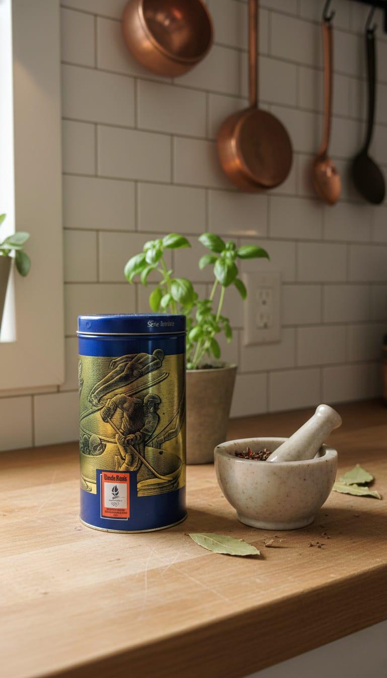 Boîte émaillée Métal Pub Uncle Ben's – Édition Limitée JO Hiver 1992