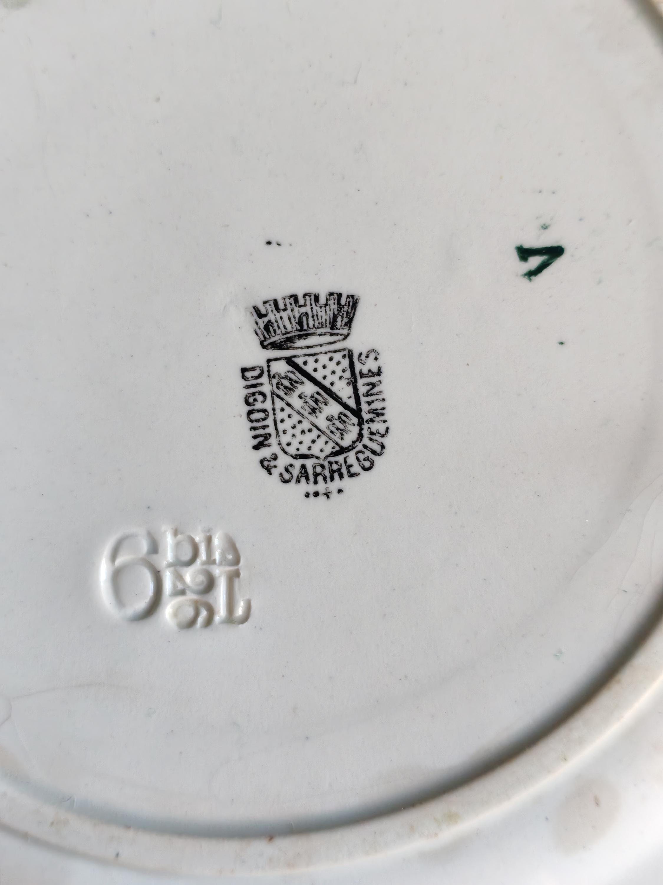 アンティーク ジャンヌ・ダルク トーキングプレート 4枚セット