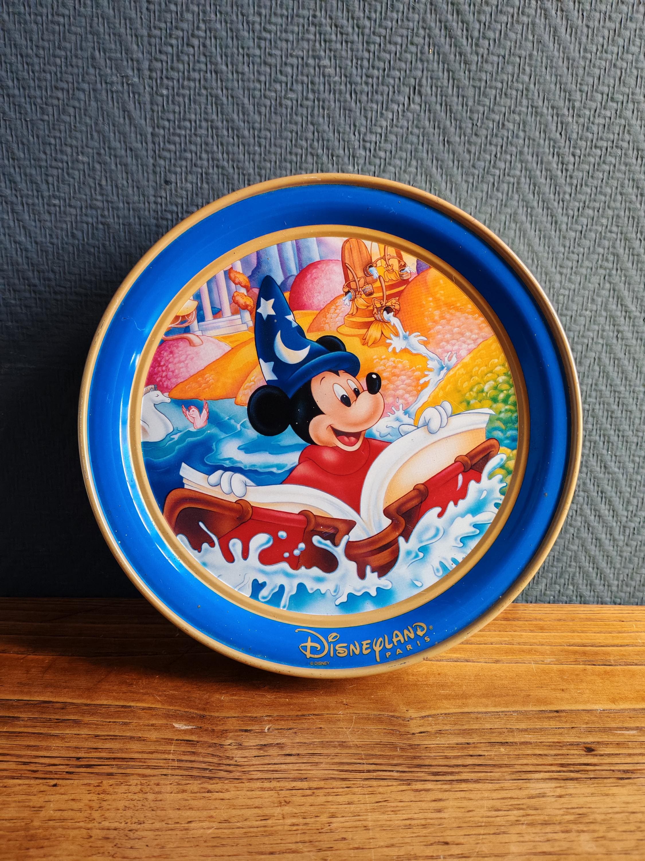 ヴィンテージ ラウンドメタル缶 ディズニーランド パリ – ミッキー