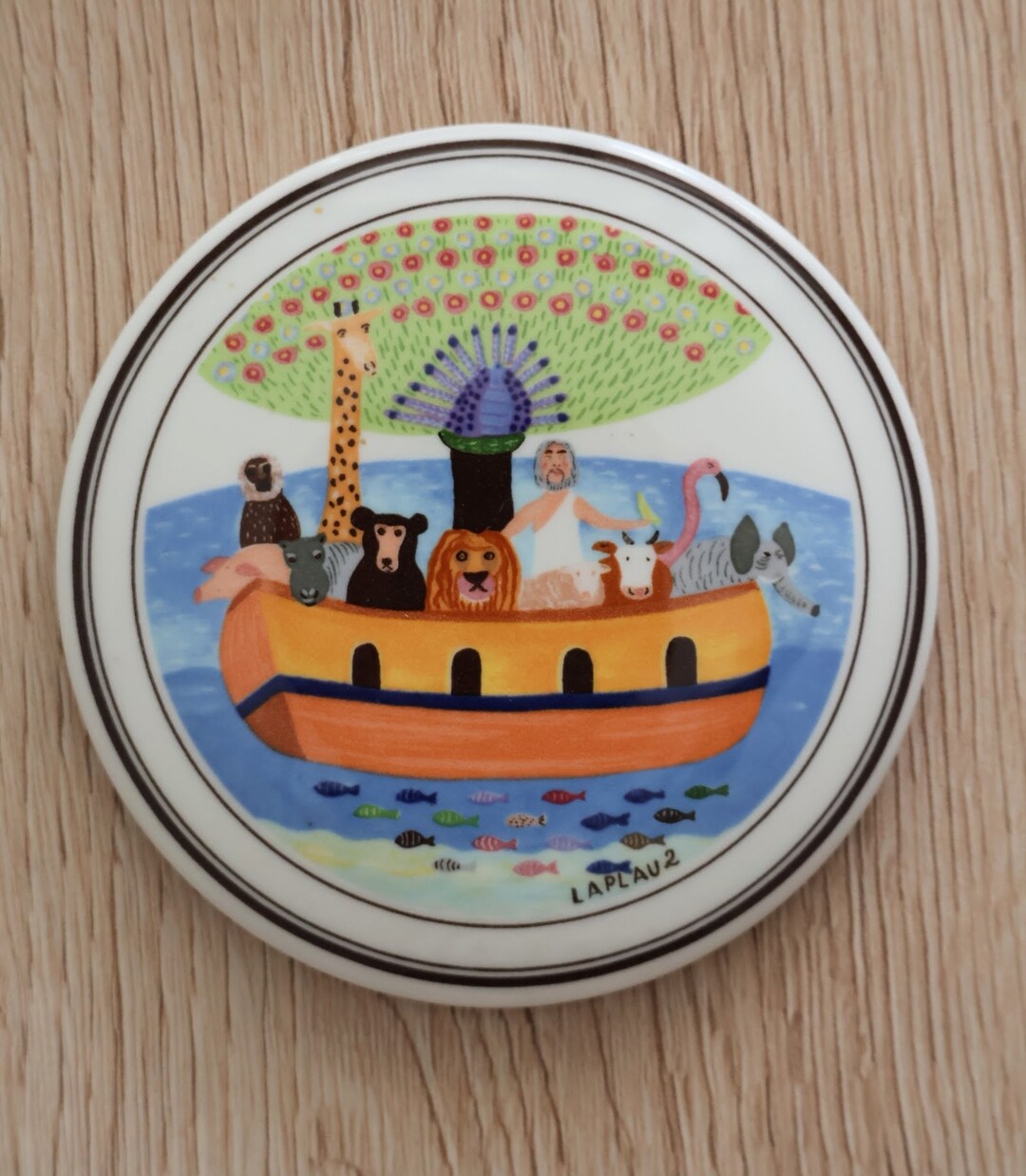Villeroy & Boch Porcelain Jewelry Box 80s Noah's Ark Etsy