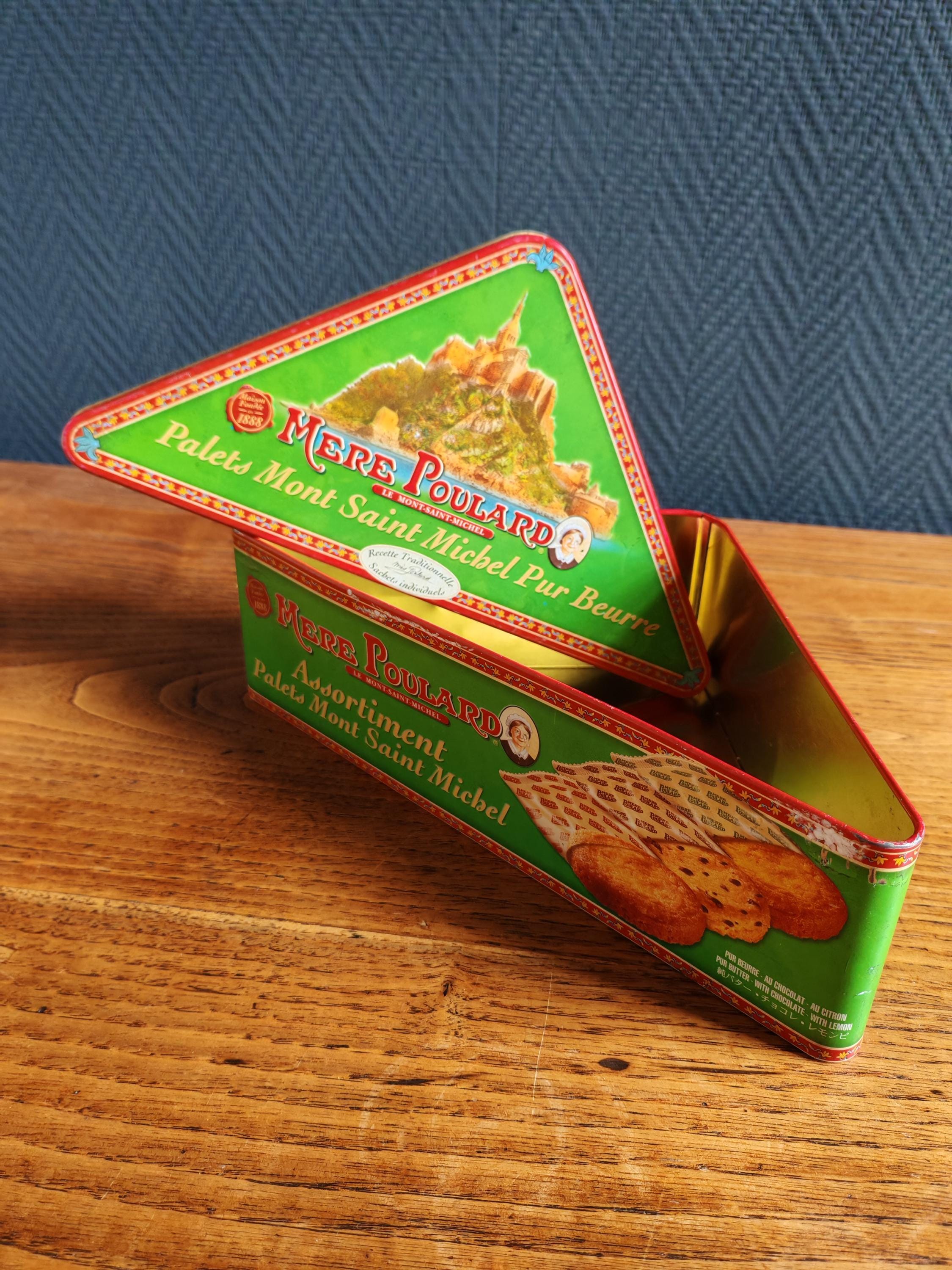 メール プラール 三角形の金属缶 - モン サン ミッシェル - 収集価値の