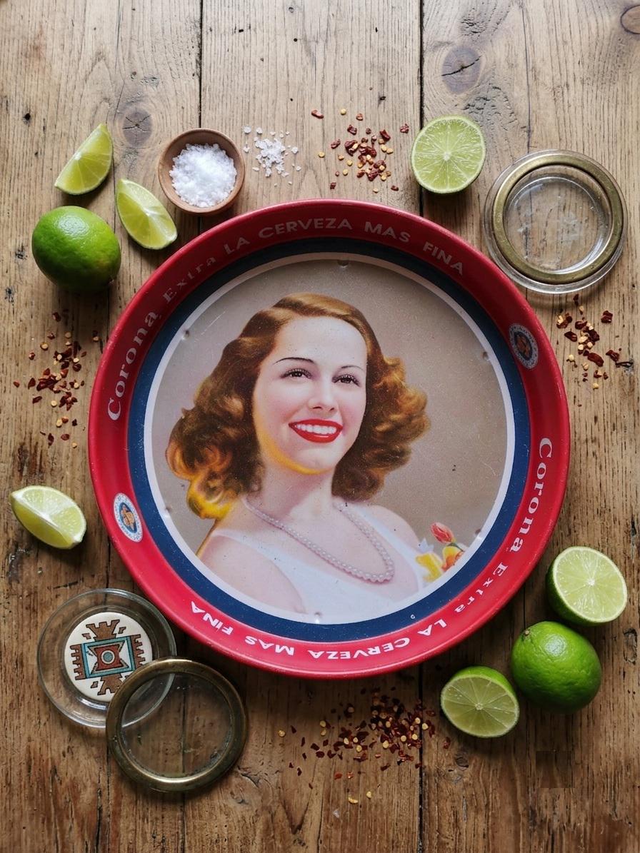 Vintage Corona Metal Tray - Etsy