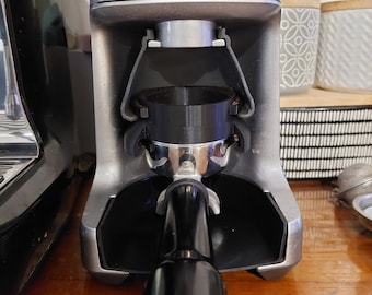 3D printer files - 58mm Tamp Through Portafilter Dosing Funnel compatible with Breville Dose Control Pro (BCG600) Grinder