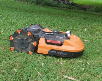 3D Design Files for Anti-skid wheel adapter upgrade | paver compatible wheel spike alternative | Wet grass mod Lawn Claws Worx Landroid