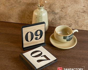 Números de mesa, números de mesa de casamento, números de mesa de acrílico fosco, números de mesa de caligrafia moderna, decoração personalizada de recepção de casamento