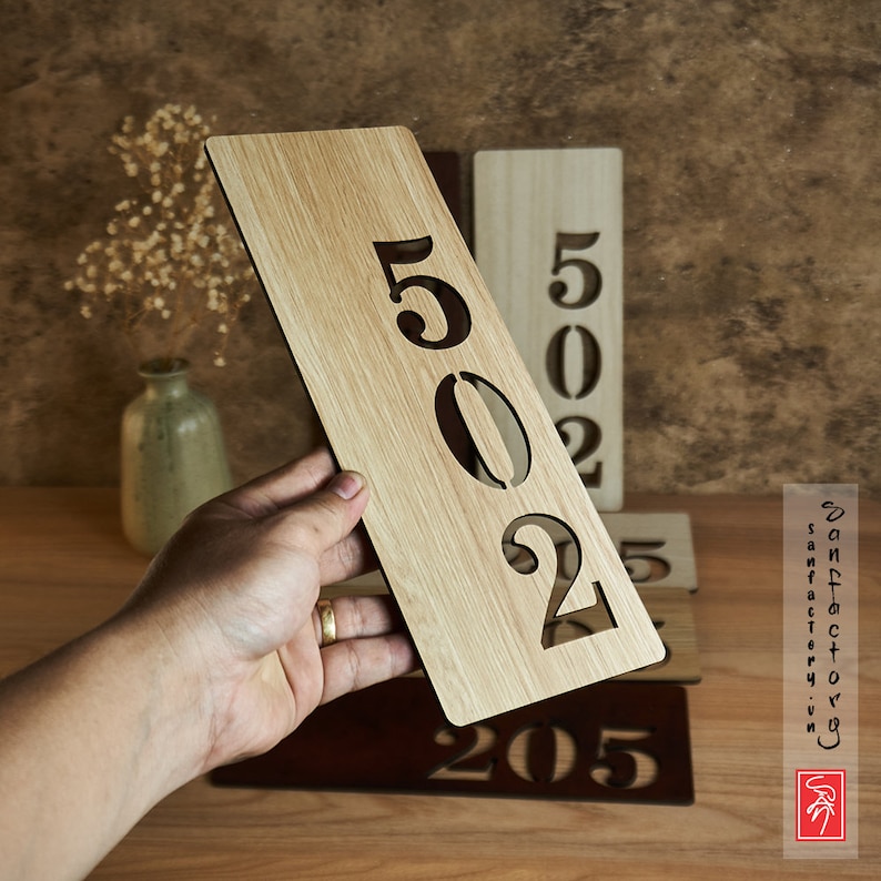 Modern Number Door Sign Plaque , Numbers Address Signage , Door Number ...