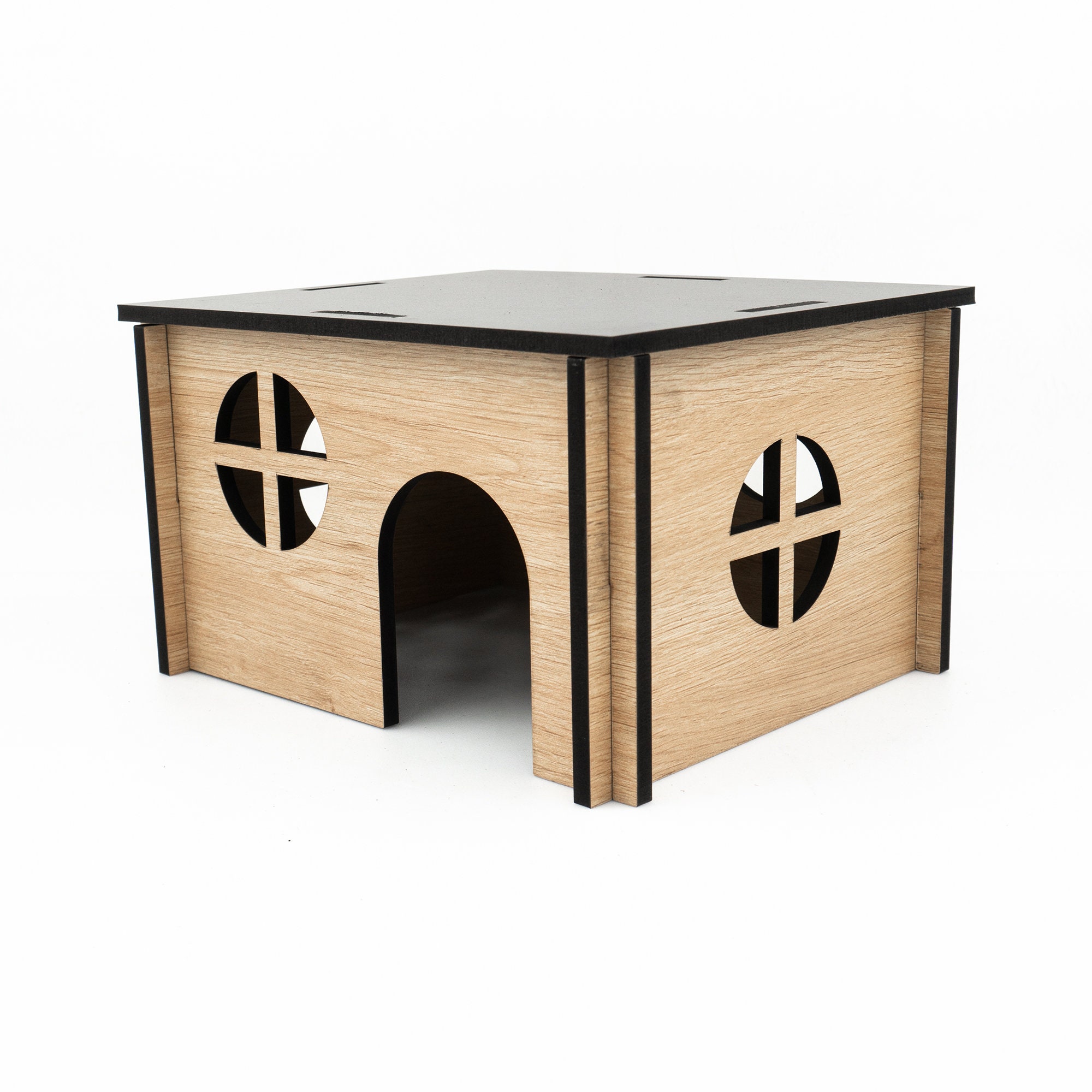 Gallery Detail: Wooden Hamster House Hamster Furniture Furnishings Cage Decoration
