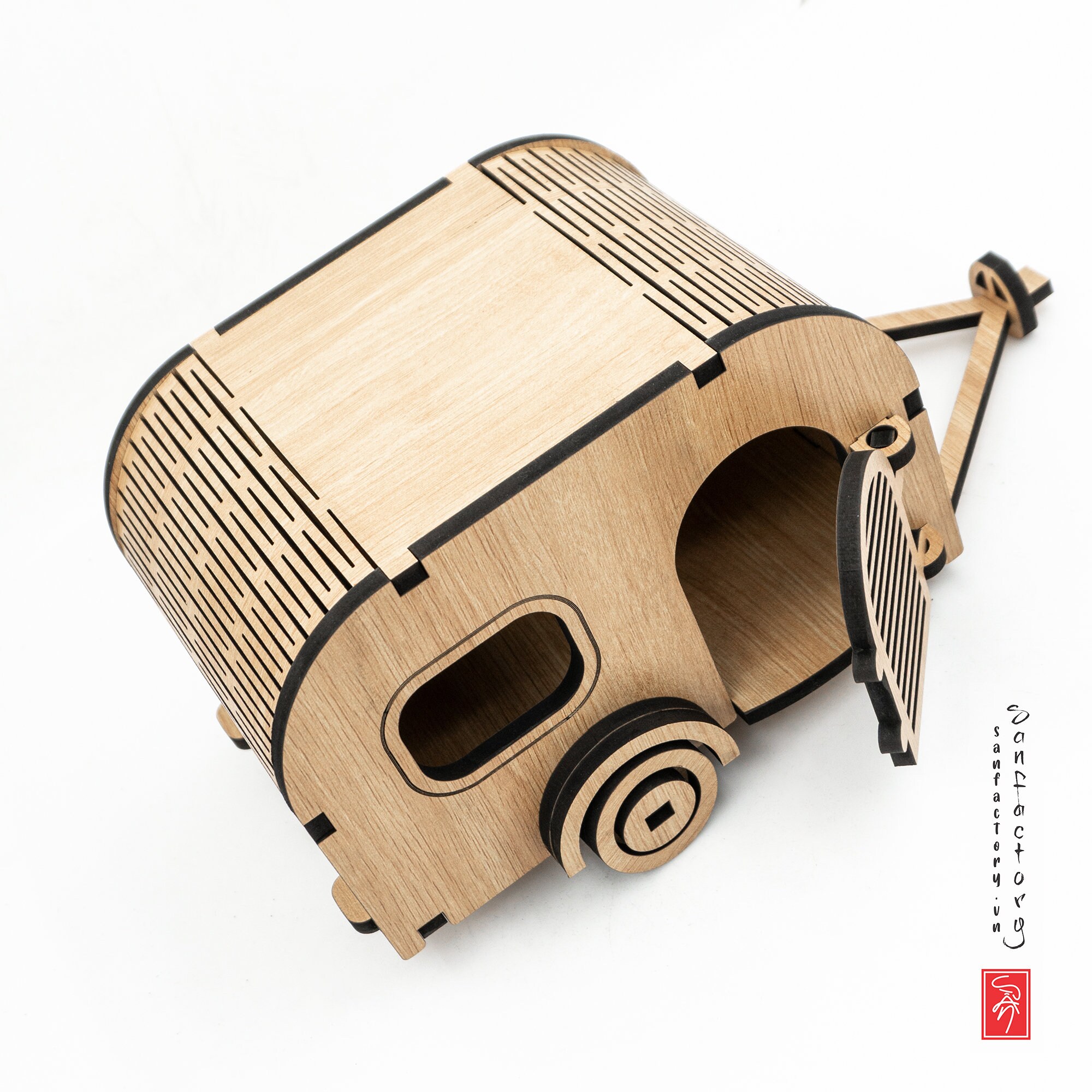 Wooden Hamster House Hamster Furniture Furnishings, Cage Decoration ...