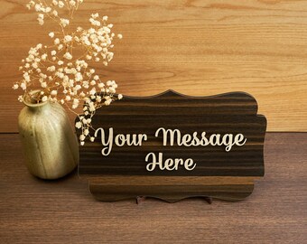 FULLY Personalised Wooden Signs, Name Sign , Decor Name Wall, Decor Sign, Wooden labels , Custom Any Text Quotes , Sign Hanging Plaque Gifts