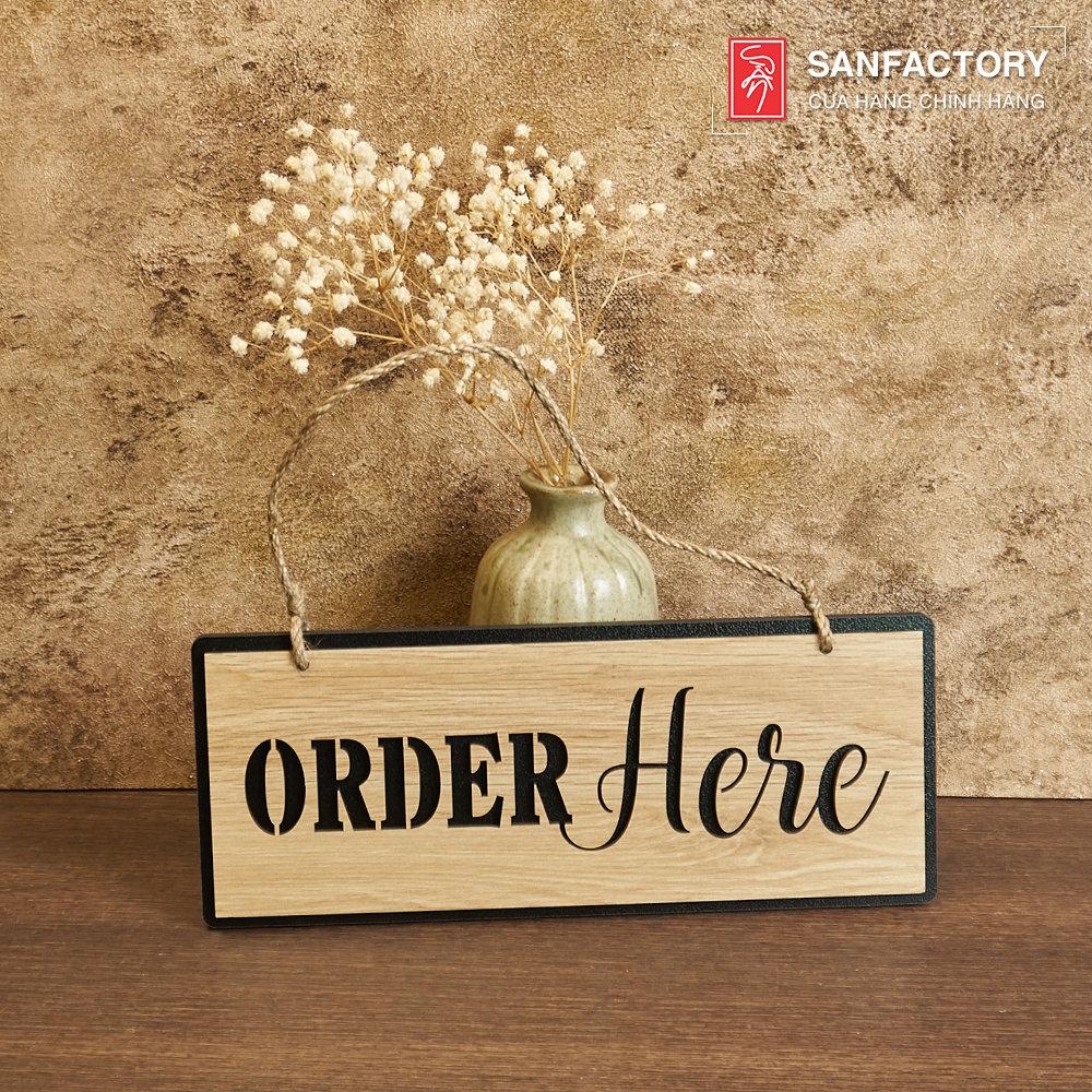 Order Here Sign | Restaurant Cafe Coffee Shop Signs | Overhead Double ...