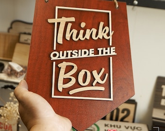 Wall Art Typography Decor - Unique Design, Modern Style, Perfect for Any Space 25x19cm