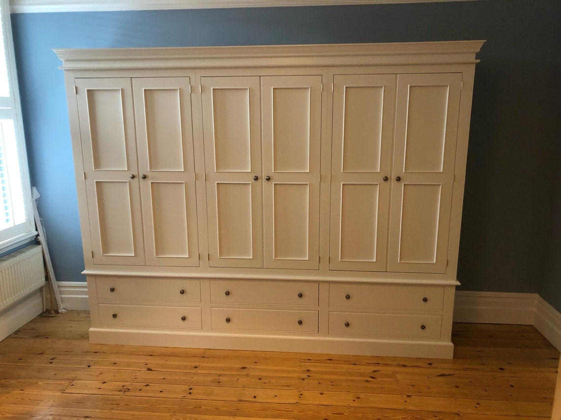 Wardrobe 6 Door 6 Drawer Edwardian Style Etsy