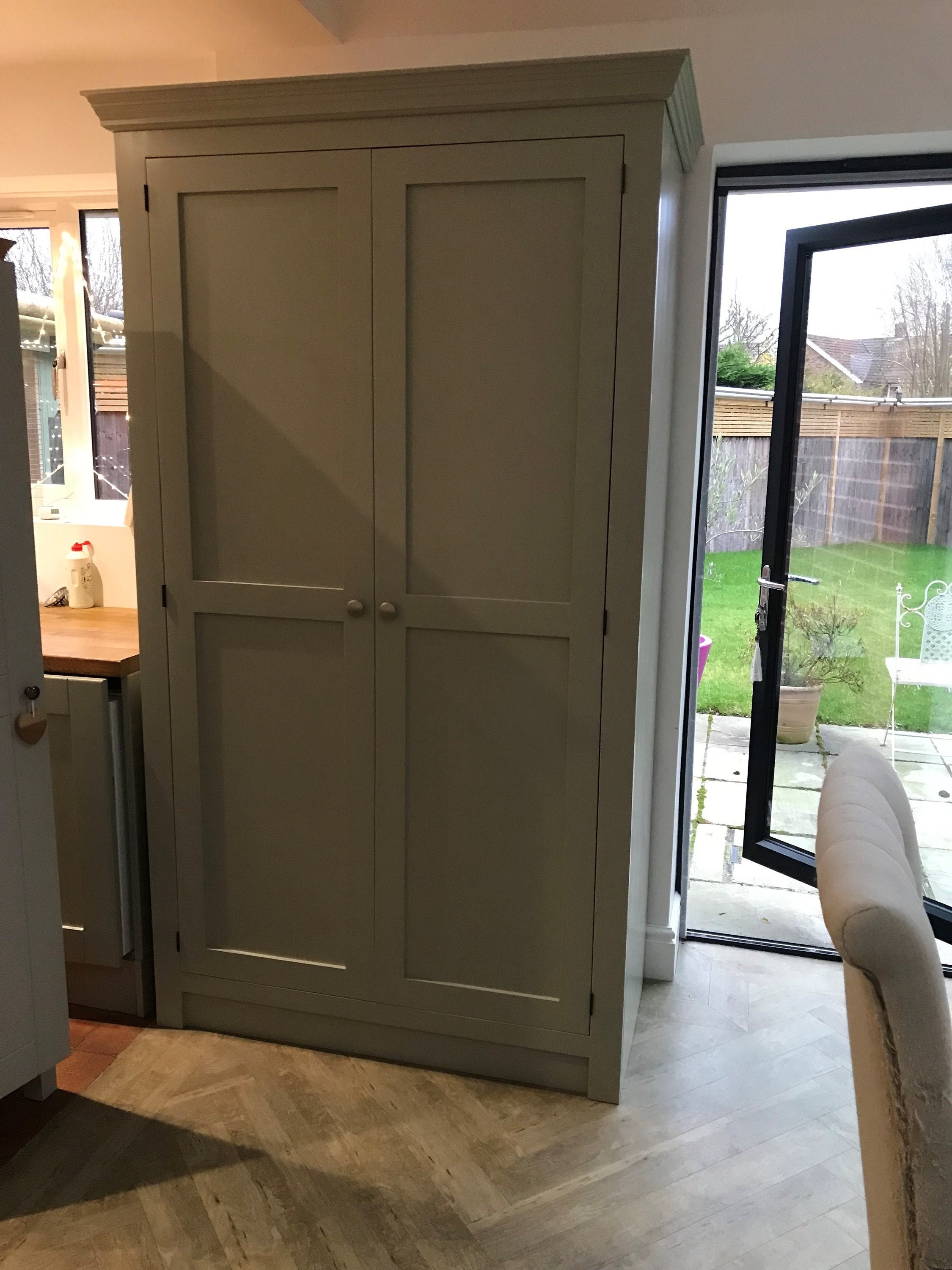 Larder - Kitchen Cupboard, 2 Door, Free Standing, Painted - Etsy UK