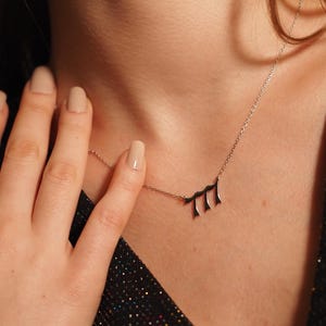 14K Solid Gold  Angel Numbers Necklace, 111 222 333 444 555 666 777 888 999 Spiritual Pendant, Dainty Lucky Necklace, Mother&#39;s Day Gift