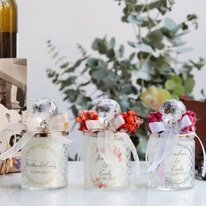 Luxury Candle Favor Wedding Gifts for Guests Unique Favors Handmade ...
