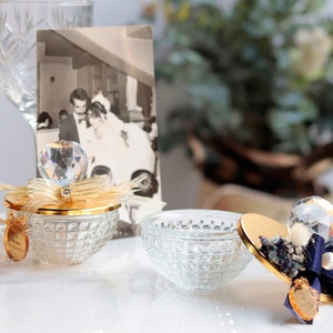 Wedding Candy Dish Favor | Candy Jar Favors for Guests | Bulk Wedding  Favors | Personalized Party Favors| Unique Luxurious Glass Favors