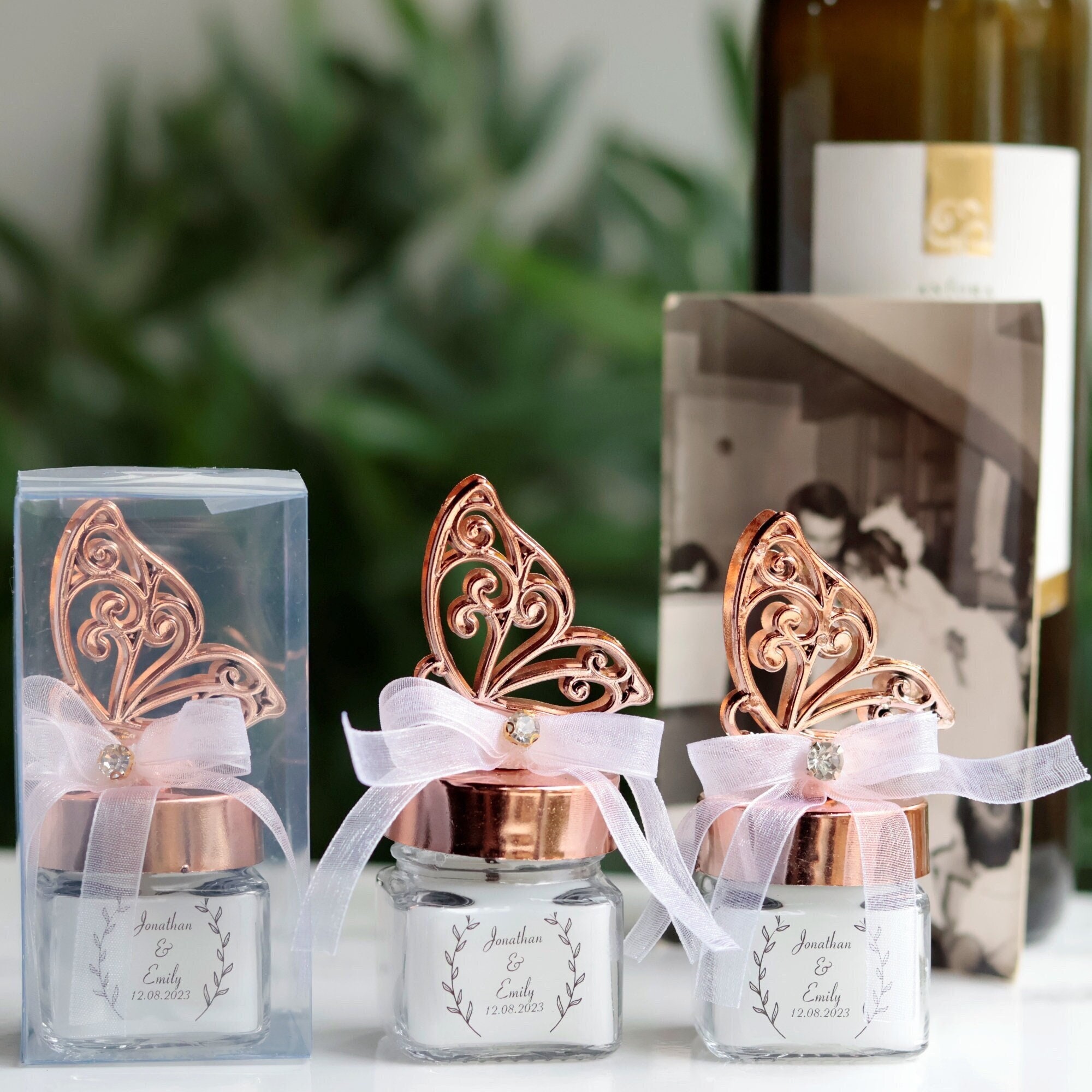 Butterfly Lid Candle Favors